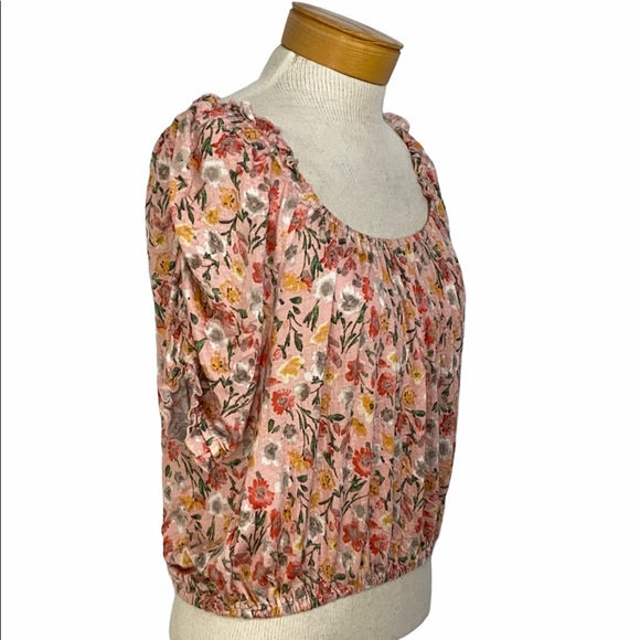 Coco + Jaimeson Floral Crop Top NWT - Picture 3 of 3